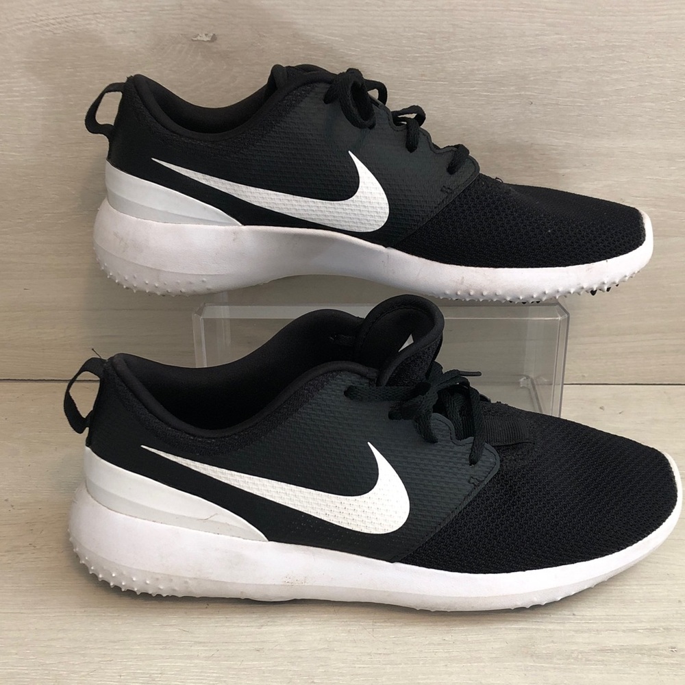 Nike Roshe G Unisex Mens Size 10 Golf Shoes Black/White AA1837-001